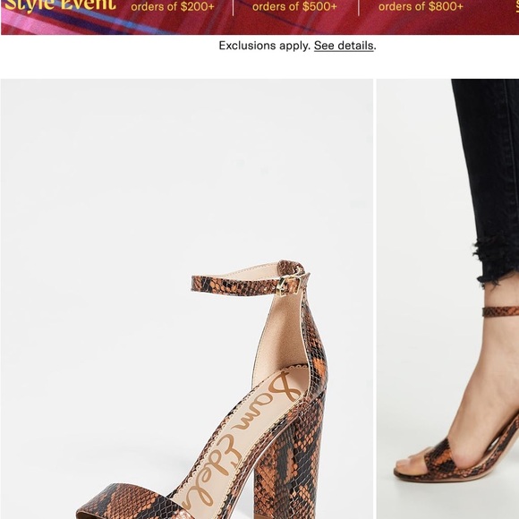 Sam Edelman Heels - Picture 2 of 5